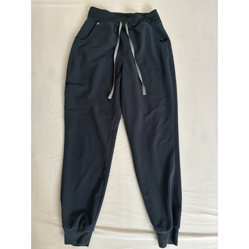 Figs Women's Navy Technical Collection Scrub Joggers Size S Medical Nurse Tech